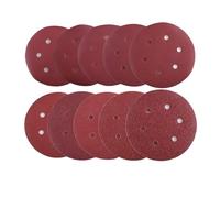 Lot de 100 disques abrasifs 6 pouces, trous, 150 mm, grain 60-2000, papier verre floqué, ponceuse orbitale, auto-agrippant, en oxyde d'aluminium Pour Ponceuse(60)