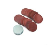 Lot de 100 disques abrasifs, 7,6 cm, 75 mm, feuilles de papier abrasif floquées, grain 80-3000 pour ponceuses orbitales pneumatiques, kit de polissage