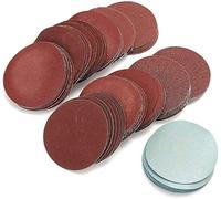 Lot de 100 disques abrasifs abrasifs de 50 mm grain 80-3000 pour papier abrasif abrasif crochet et boucle pour perceuse, outil rotatif et papier de sable Assortiment