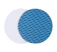 Lot de 100 disques abrasifs de 125 mm et papier abrasif pour ponceuse orbitale anti-encrassement en losange pour bois, peinture murale, polissage 60 400 (grain 240)