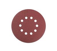 Lot de 100 disques ponçage for ponceuse murale, 10 trous, 225 mm, 9 pouces, for métal, travail du bois, polissage, papier verre abrasif, grain 40-2000 Pour Ponceuse(100)