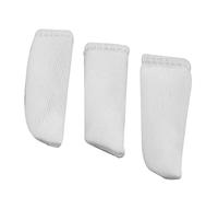 Lot de 100 doigtiers de protection antistatique en tissu blanc de 5,1 cm de long