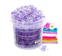 Lot de 100 dosettes de savon à lessive parfumées, adoucissant concentré, protection des couleurs, capsules de lavage - Pour enlever la saleté, l'huile, la graisse, l'encre, le manteau, le pantalon, la