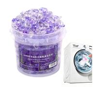Lot de 100 dosettes de savon parfumées pour enlever les taches, adoucissant parfumé soluble dans l'eau, protection des couleurs, pour pantalons, pulls, literie, robes et sous-vêtements