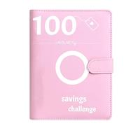 Lot de 100 dossiers de défi d'économie - Format A5 avec enveloppes de rangement pour argent | Planificateur d'argent avec autocollant de et économisez 12,8 cm en 100 jours