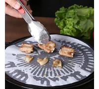 Lot de 100 doublures en papier sulfurisé pour cuisson en forme de cercle compatibles avec les moules à cheesecake, les moules à charnière, les friteuses à air comprimé et le four (25,4 cm)
