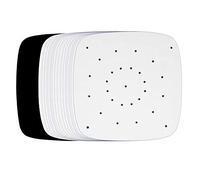 Lot de 100 doublures en papier sulfurisé pour friteuse à air (22,9 x 22,9 cm) compatibles avec les machines XXL Philips, NuWave Brio, Chefman, OMORC, Cuisinart, COSORI, Cooks Essentials, Power