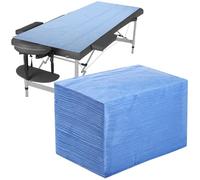 Lot de 100 draps de lit jetables pour lits de cils et tables de massage, housses imperméables en polypropylène non tissé, 78 x 180 cm, spa hygiénique