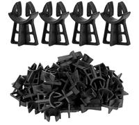 Lot de 100 Écarteurs Fer à Béton Plastique, Chaise d'Armature 5,3 cm | Supports de Coffrage Robustes pour Treillis et Armatures, Écarteurs Béton pour Dalle, Fondation et Construction