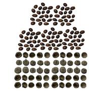 Lot de 100 écrous multi-usages pour bijoux et ornements uniques faits à la main - Accessoires élégants pour couronne - Décoration de festival et de mariage