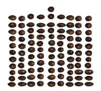 Lot de 100 écrous multi-usages pour bijoux et ornements uniques faits à la main - Accessoires élégants pour couronne - Décoration de festival et de mariage
