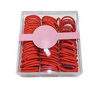 Lot de 100 élastiques à cheveux extensibles pour filles pour queue de cheval