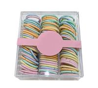 Lot de 100 élastiques à cheveux pour enfants - Élastiques à cheveux extensibles pour filles