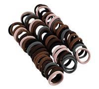 Lot de 100 élastiques à cheveux sans dommages, sans dommages, haute | Élastiques à cheveux épais pour femmes, filles, queue de cheval, travaux ménagers, voyages, travail, maison