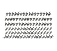 Lot de 100 électrodes plasma en métal et buses pour lampe torche P80 avec insert en hafnium et protection en cuivre en oxyde de zirconium chromé (1,5 mm)