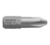 Lot de 100 embouts de vissage extra-dur phillips ph2 à queue 6 pans mâle 1/4' longueur 25 mm bosch 2607001514 G