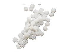 Lot de 100 engrenages droits en plastique, module 0,5, 8 dents, 16 dents, engrenage cylindrique plat, trou de 2 mm(11 teeth)