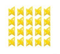 Lot de 100 entretoises de carrelage conçues pour une utilisation avec des truelles crantées standard et des coupe-carreaux en conjonction avec des systèmes de nivellement (100 pièces de 1,5 mm)