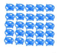 Lot de 100 entretoises pour système de nivellement de carrelage pour sol et mur pour fixer le carrelage pour un placement précis du carrelage et des espaces uniformes (bleu 3 mm)