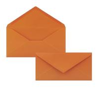 Lot de 100 enveloppes à lettres en terre cuite - Format DIN long - 110 x 220 mm (11 x 22 cm) - Fermeture humide sans fenêtre - Idéal pour cartes d'invitation FarbenFroh by GUSTAV NEUSER