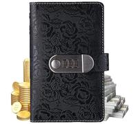 Lot de 100 enveloppes - Carnet de notes avec serrure à combinaison pour une gestion sûre de l'argent liquide et des partips - Robuste - Pour planification budgétaire systématique - Grande capacité