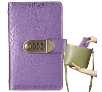 Lot de 100 enveloppes - Carnet de notes pour la gestion de l'argent liquide avec serrure - Livre de rangement pour factures - Pour débutants, libre-professionnels, couples, familles, bureau à domicile
