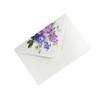 Lot de 100 enveloppes délicates sur le thème des fleurs mesurant 11 cm x 16 cm, idéales pour envoyer de vrais messages et annonces enveloppes en papier