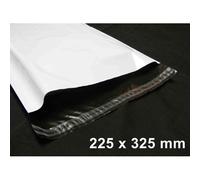 Lot De 100 Enveloppes Plastiques Blanches Opaques 225x325 Mm