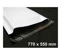 Lot De 100 Enveloppes Plastiques Blanches Opaques 770x550 Mm