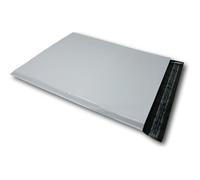 Lot de 100 Enveloppes plastique blanches opaques A3 350 x 450 mm,pochettes d'expédition 35x45 cm 60 microns. Enveloppe fine 22g, légère, solide, inviolable et imperméable.