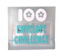 Lot de 100 enveloppes pour budgétisation organisée pour suivre efficacement vos objectifs financiers (bleu)