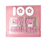 Lot de 100 enveloppes pour budgétisation organisée pour suivre efficacement vos objectifs financiers (rose)