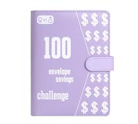 Lot de 100 enveloppes pour économiser de l'argent avec enveloppes de trésorerie, classeur pour économiser de l'argent en toute simplicité