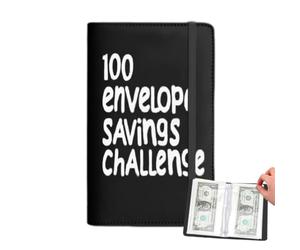 Lot de 100 enveloppes pour économiser de l'argent Challenge | Classeur budgétaire pour la maison, l'école, le bureau, les adultes, les adolescents, les enfants, les femmes