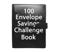 Lot de 100 enveloppes Saving Challenge - 100 enveloppes 5 - Classeur économique - Avec enveloppes - Facile à économiser de l'argent - 5050
