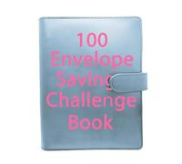Lot de 100 enveloppes Saving Challenge - 100 enveloppes 5 - Classeur économique - Avec enveloppes - Facile à économiser de l'argent - 5050