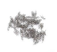 Lot de 100 épingles à appâts Souples en Acier Inoxydable 14 mm