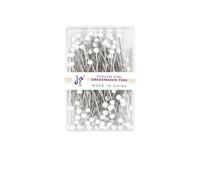 Lot de 100 épingles à coudre assorties de qualité supérieure - 45 mm - Blanc