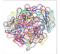 Lot de 100 épingles à nourrice en métal de couleur utile, broches de sécurité, épingles de sécurité pour l'artisanat, la couture, la fabrication de bijoux, le travail à domicile, la couture