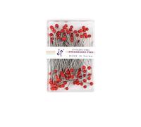 Lot de 100 épingles de couture assorties de 45 mm (rouge)