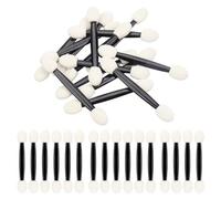Lot de 100 éponges à double tête pour ongles, peinture artistique, pinceau multifonction pour ombre à paupières, outil de réparation de maquillage, pinceau de voyage portable pour fard à paupières