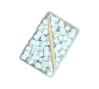 Lot de 100 éponges à ongles souples avec stylo de préhension Accessoires portables pour nail art Blanc/coloré