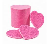 Lot de 100 éponges compressées pour le visage en cellulose naturelle | Convient pour le nettoyage quotidien du visage, le démaquillage, l'exfoliation, la vaisselle et d'autres usages réutilisables