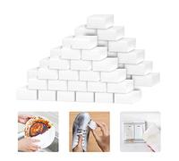 Lot de 100 éponges Magiques pour Le Nettoyage, en mélamine réutilisables de qualité supérieure pour la Cuisine, la Baignoire, la plinthe, Les Chaussures, ne se déchire Pas Facilement