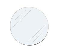 Lot de 100 étiquettes adhésives - Transparentes - Points adhésifs unilatéraux - Étiquettes de fermeture pour fermer des cadeaux, des cartes de vœux, des enveloppes, des boîtes, etc. - Diamètre : 80 mm