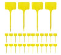 Lot de 100 étiquettes de imperméables de type T | Marqueur réutilisable pour de en polypropylène - Panneaux pour jardin | Carême succu, pots de fleurs - potagères