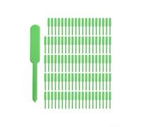Lot de 100 étiquettes de jardin réutilisables pour marquer des plantes vivaces, des herbes et des légumes dans des plates-bandes surélevées, des conteneurs et des serres (vert)