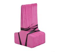Lot de 100 étiquettes en plastique pour plantes de jardin avec finition mate pour une écriture facile, résistantes à la lumière du soleil et à l'humidité (rose)