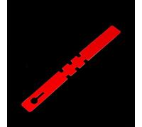 Lot de 100 étiquettes en PVC imperméables et résistantes au soleil pour orchidées, roses et herbes (rouge)