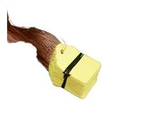 Lot de 100 étiquettes for plantes avec corde, à suspendre, for pot fleurs, décoration jardin Pour l'enregistrement des noms de plantes(Yellow,3.6x2.5cm)